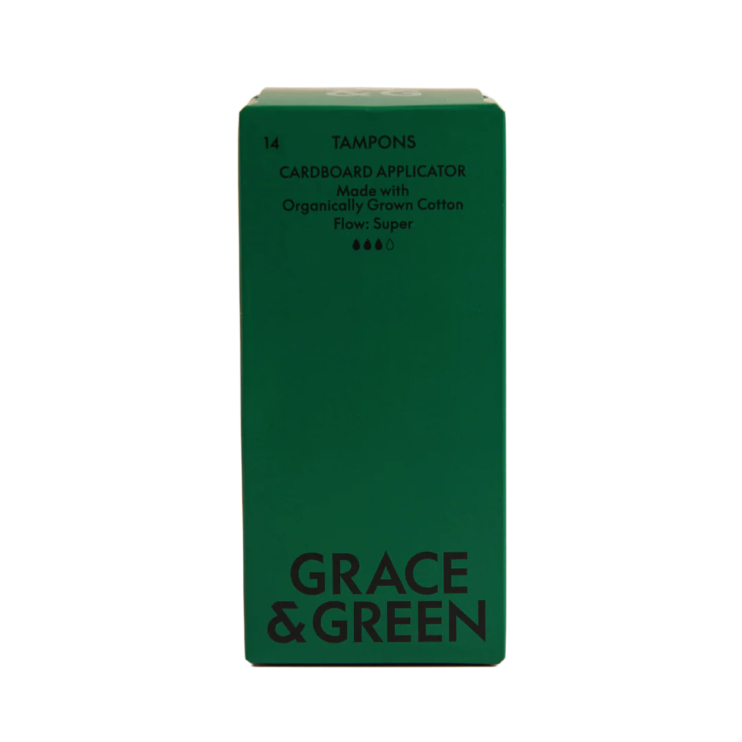 Grace & Green Applicator Tampons Super Organic