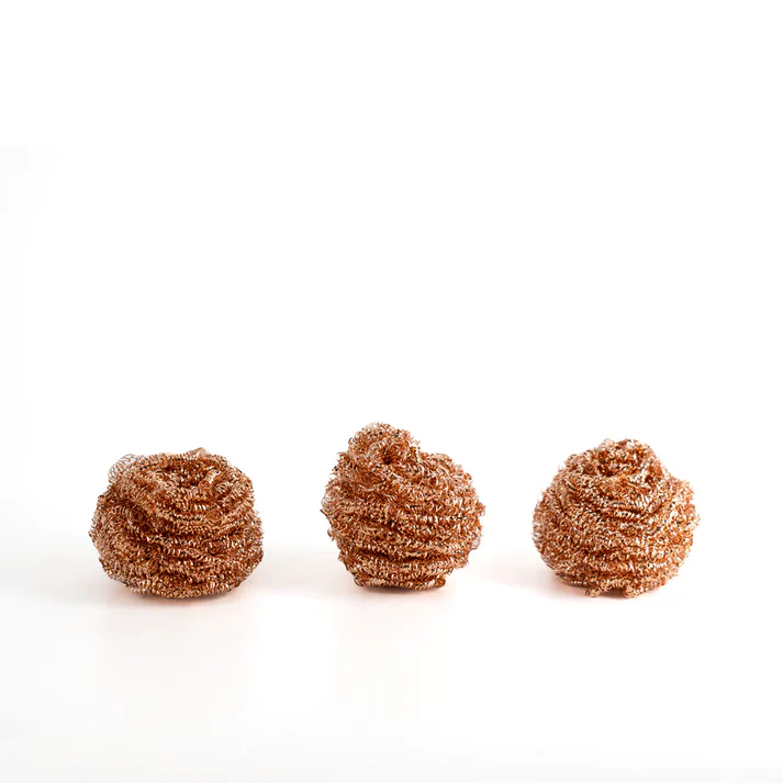 Seep Recyclable Copper Scourers Pack of 3 - Image 2